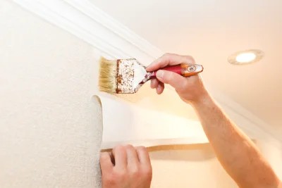 Pose de papier peint à Hannappes — revêtements muraux et toiles de verre